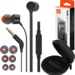 JBL Tune 110 In-Ear Headphones Black- EU