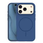 Velvet Dark Blue Case with MagSafe for iPhone 17 Pro Max