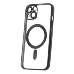 Clear Case with Black MagSafe for iPhone 17