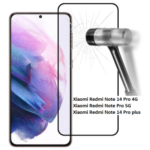 Full cover Tempered Glass for Xiaomi Redmi Note 14 Pro 4G/Note 14 Pro 5G/ Note 14 Pro plus/ Poco X7