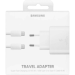 Samsung Quick Charger 45W Power Adapter EP-T4510 White+Usb Data Type C To Type C 5A White Packing Original-EU