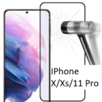 Full Face Tempered Glass For Apple iPhone X/ Xs/ 11 Pro