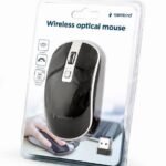 GEMBIRD ΑΣΥΡΜΑΤΟ ΠΟΝΤΙΚΙ, MUSW-4B-06, ΜΑΥΡΟ/ΓΚΡΙ