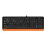 A4TECH ΠΛΗΚΤΡΟΛΟΓΙΟ FK10 ΜΑΥΡΟ/ΠΟΡΤΟΚΑΛΙ