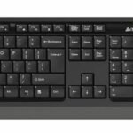 A4TECH ΑΣΥΡΜΑΤΟ SET FG1010 ΠΛΗΚΤΡΟΛΟΓΙΟ - ΠΟΝΤΙΚΙ F1010, ΜΑΥΡΟ/ΓΚΡΙ