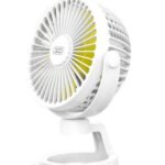 XO MF78 ΑΝΕΜΙΣΤΗΡΑΣ ΜΕ ΜΠΑΤΑΡΙΑ, 1200 mAh, 4inch, ΛΕΥΚΟ