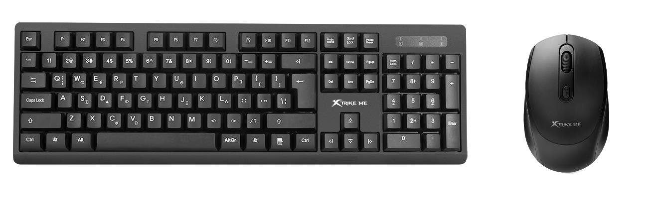 22191 XTRIKE-ME OFFICE MK-205W ΑΣΥΡΜΑΤΟ ΣΕΤ ΠΛΗΚΤΡΟΛΟΓΙΟ/ΠΟΝΤΙΚΙ, GR - Image 1
