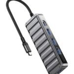 XO HUB015 5 in 1 USB HUB, 4x USB 3.0 + 1x TYPE-C (ΕΞΩΤ. ΤΡΟΦΟΔΟΣΙΑ)