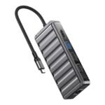 XO HUB016 7IN1 MULTIFUNCTIONAL DOCKING STATION TYPE-C (USB3.0X1+USB2.0X2+HDMI+PD+RJ45+VGA)