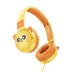HOCO W61 VOICE WIRED HEADPHONES, SUN YELLOW