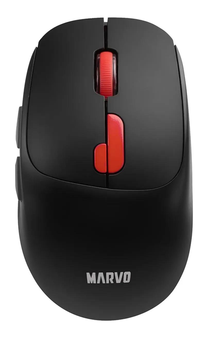 28404 MARVO M809W ΑΣΥΡΜΑΤΟ ΠΟΝΤΙΚΙ, 1600DPI ΜΑΥΡΟ - Image 1