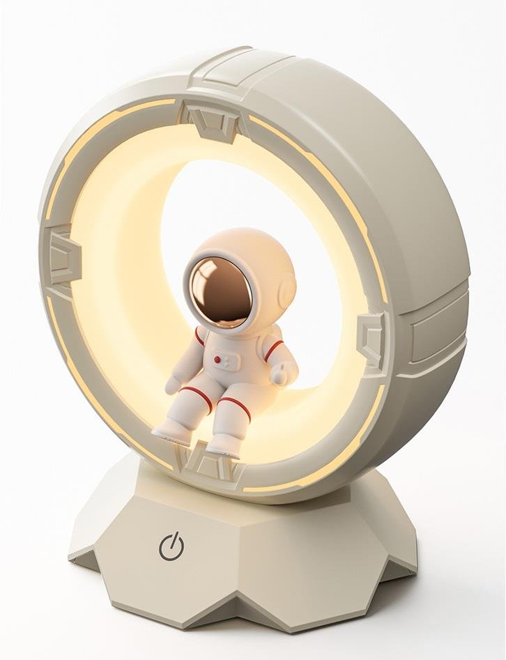 29561 XO OZ12 ΦΩΤΙΣΤΙΚΟ ΝΥΧΤΑΣ STARGATE ΑΣΤΡΟΝΑΥΤΗΣ, 3 ΑΠΟΧΡΩΣΕΙΣ ΛΕΥΚΟΥ, 1200MAH - Image 1