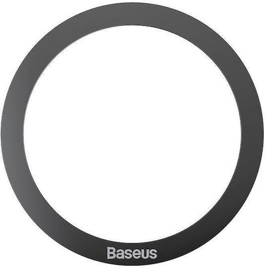 31945 BASEUS HALO SERIES ΜΑΓΝΗΤΙΚΟ ΔΑΧΤΥΛΙΔΙ MAGSAFE, ΜΑΥΡΟ - Image 1