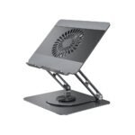 XO C182 ΜΕΤΑΛΛΙΚΗ ΒΑΣΗ ΣΤΗΡΙΞΗΣ LAPTOP/TABLET, ΜΕ ΑΝΕΜΙΣΤΗΡΑ, ΑΣΗΜΙ