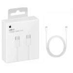 Apple Braided USB 2.0 Cable USB-C male - USB-C Λευκό 1m (MQKJ3ZM/A)