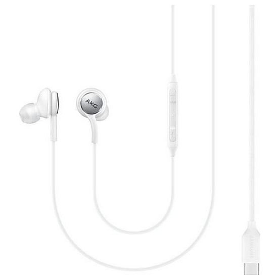 EO_IC100BWEGEU_white Samsung EO-IC100 In-ear Handsfree με Βύσμα USB-C White Blister-EU - Image 1