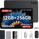 BlackView Mega 2 & Accessories Bundle 4G 12" Tablet 12GB Ram 256GB Γκρι-EU
