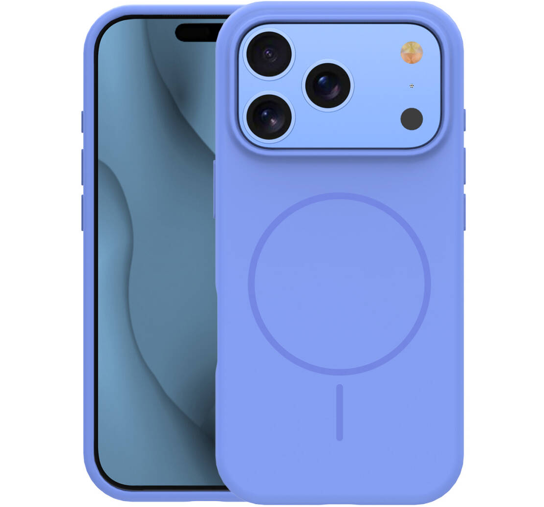blue-purple-case Velvet Blue Purple Case with MagSafe for iPhone 17 Pro Max - Image 1