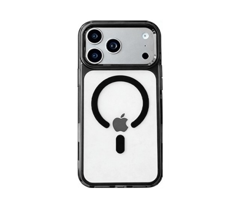 clear-black-case-e1787217495562-2 ObaStyle Clear Black Case with MagSafe for iPHONE 17 - Image 1