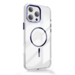 Clear Case with Blue MagSafe for iPhone 17