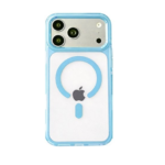ObaStyle Clear Light Blue Case with MagSafe for iPHONE 17
