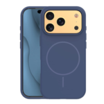 Velvet Dark Blue Case with MagSafe for iPhone 16