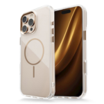 Clear Case with Gold MagSafe for iPhone 17 Pro
