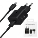 Samsung Travel Charger 25W (EP-T2510X) με καλώδιο Type-C-Type-C 1m Black- EU