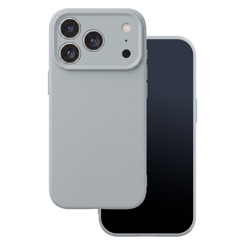 silicone-grey-silver-case-e1789801697643 Silicone Silver Case for Apple iPhone 17 Pro Max/ 18 Pro Max - Image 1