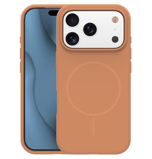 velvet-orange-caseQ-e1785948501161 Velvet Orange Case with MagSafe for iPhone 17 Pro - Image 1